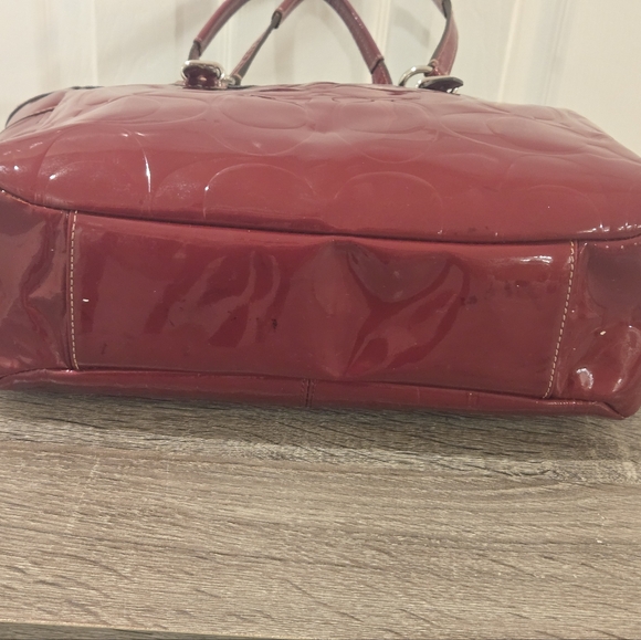 Coach Red Patent Leather - Picture 8 of 14